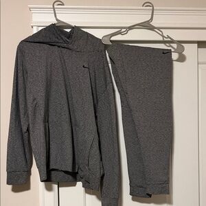 Nike Gray Sweatpants & Hoodie Set